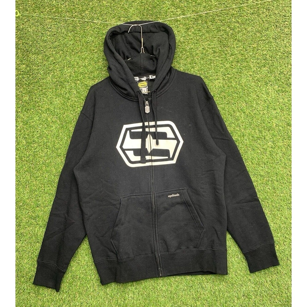 Shift Syndicate Motocross Hoodie Mens Large Full Zip Up Baggy Y2K